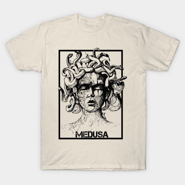 Medusa The gorgon In greek mythology T-Shirt by Iravgustane
